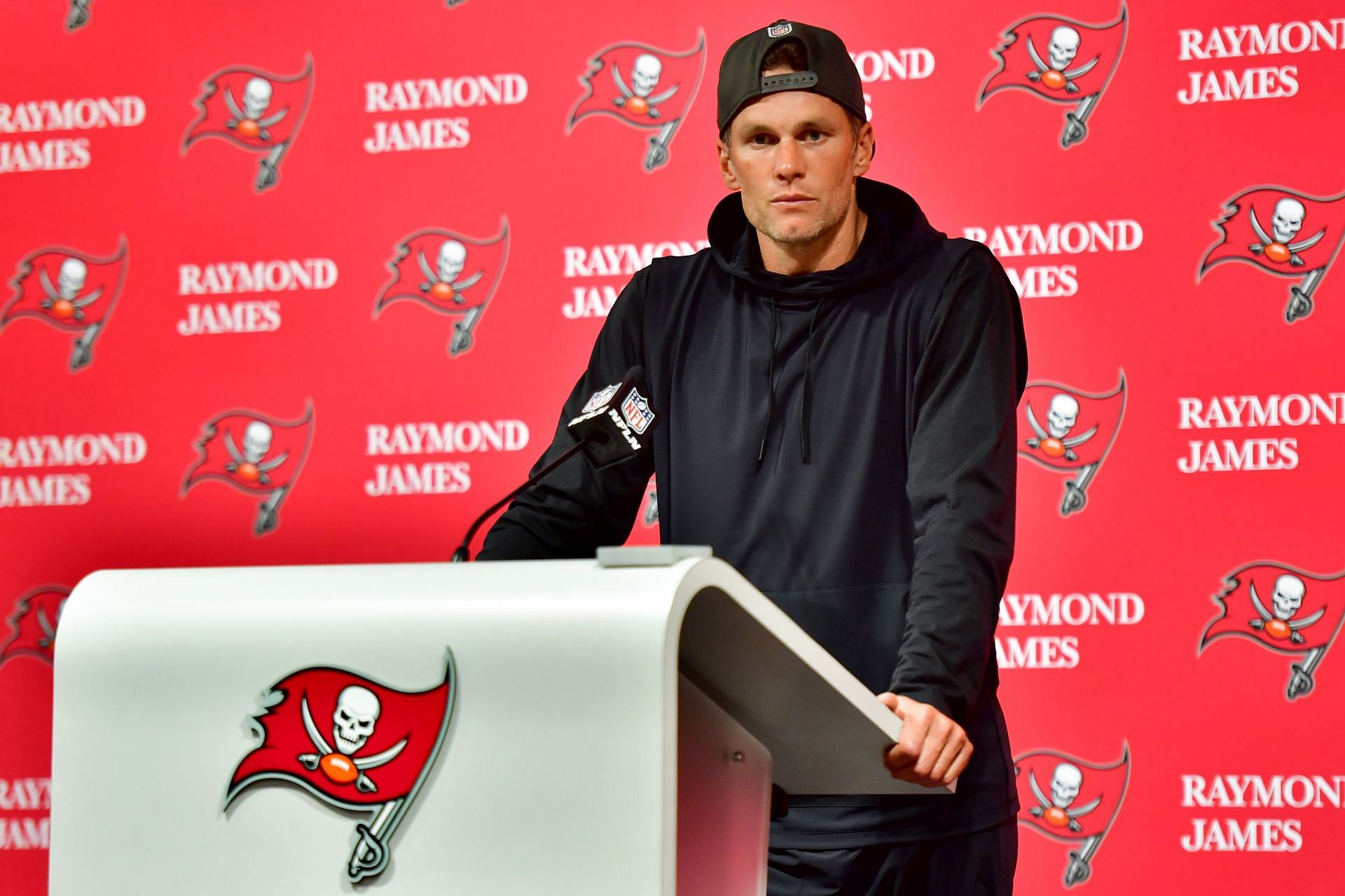 Tom Brady at the NFC Wild Card Playoffs - Dallas Cowboys v Tampa Bay Buccaneers game