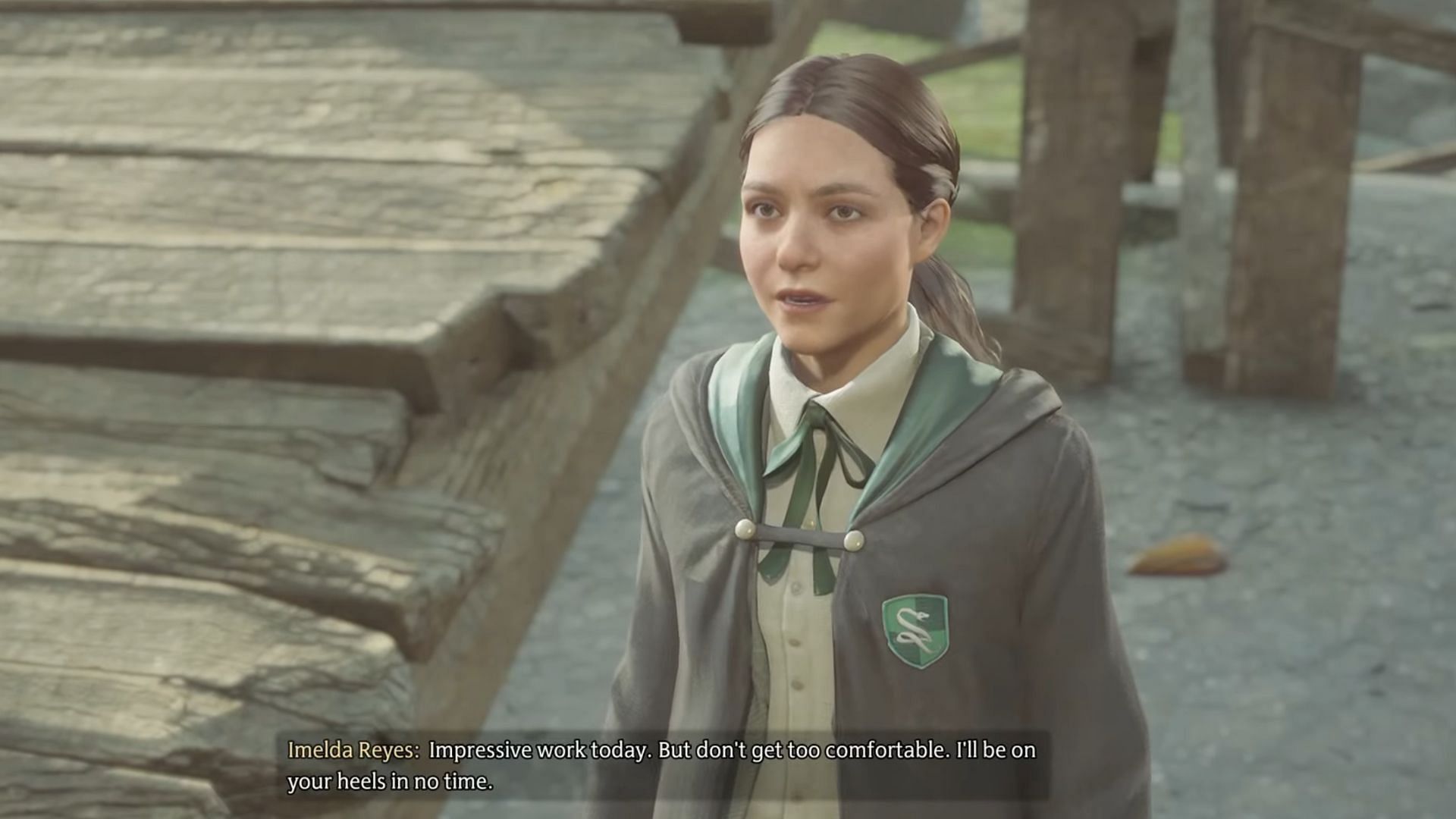 Talk to Miss Reyes to complete the quest (Image via Trophygamers/ youtube.com)