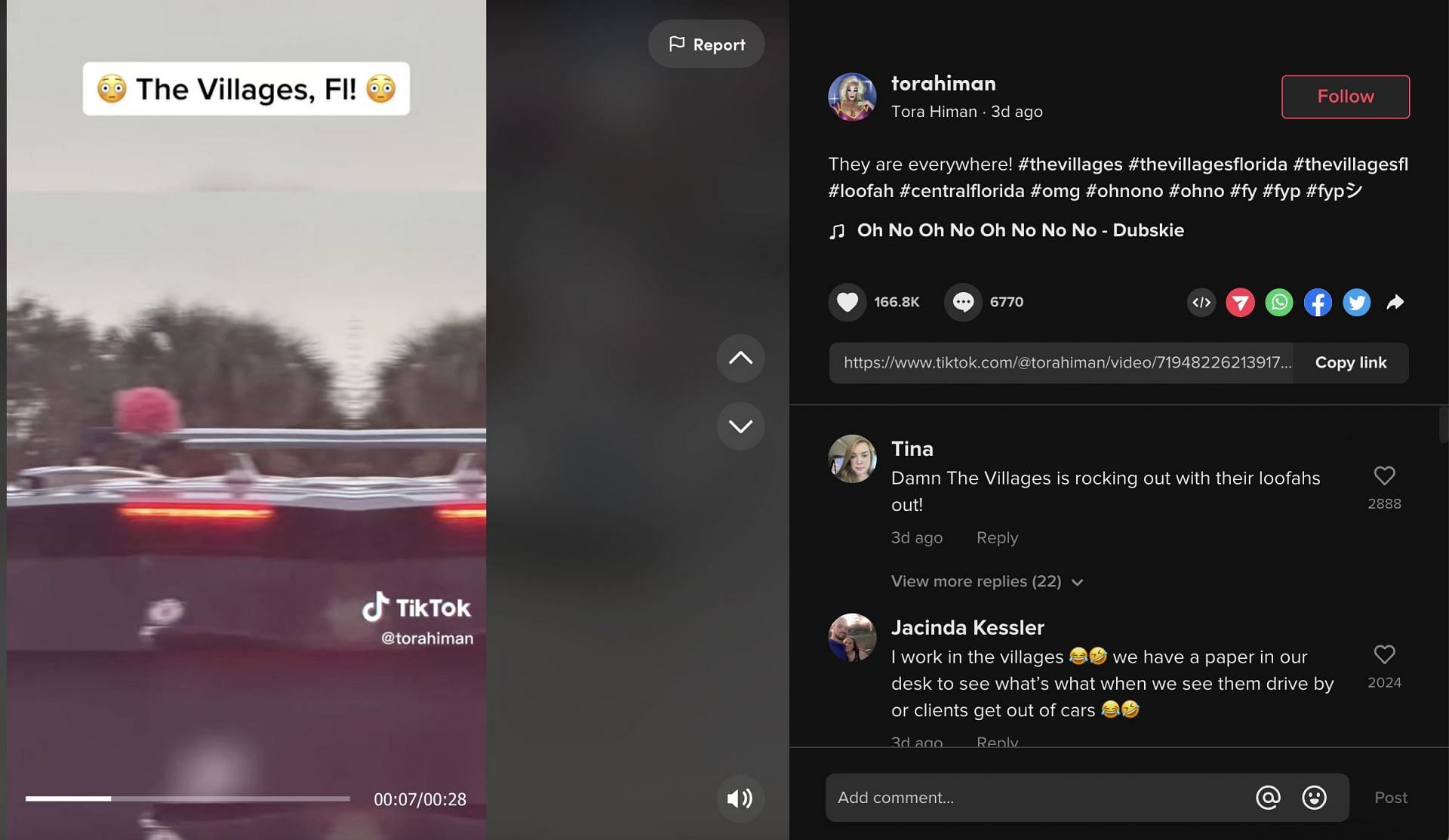 TikToker who received more than 3 million views on the video showed multiple people purchasing loofas and tying them to their cars. (Image via TikTok)