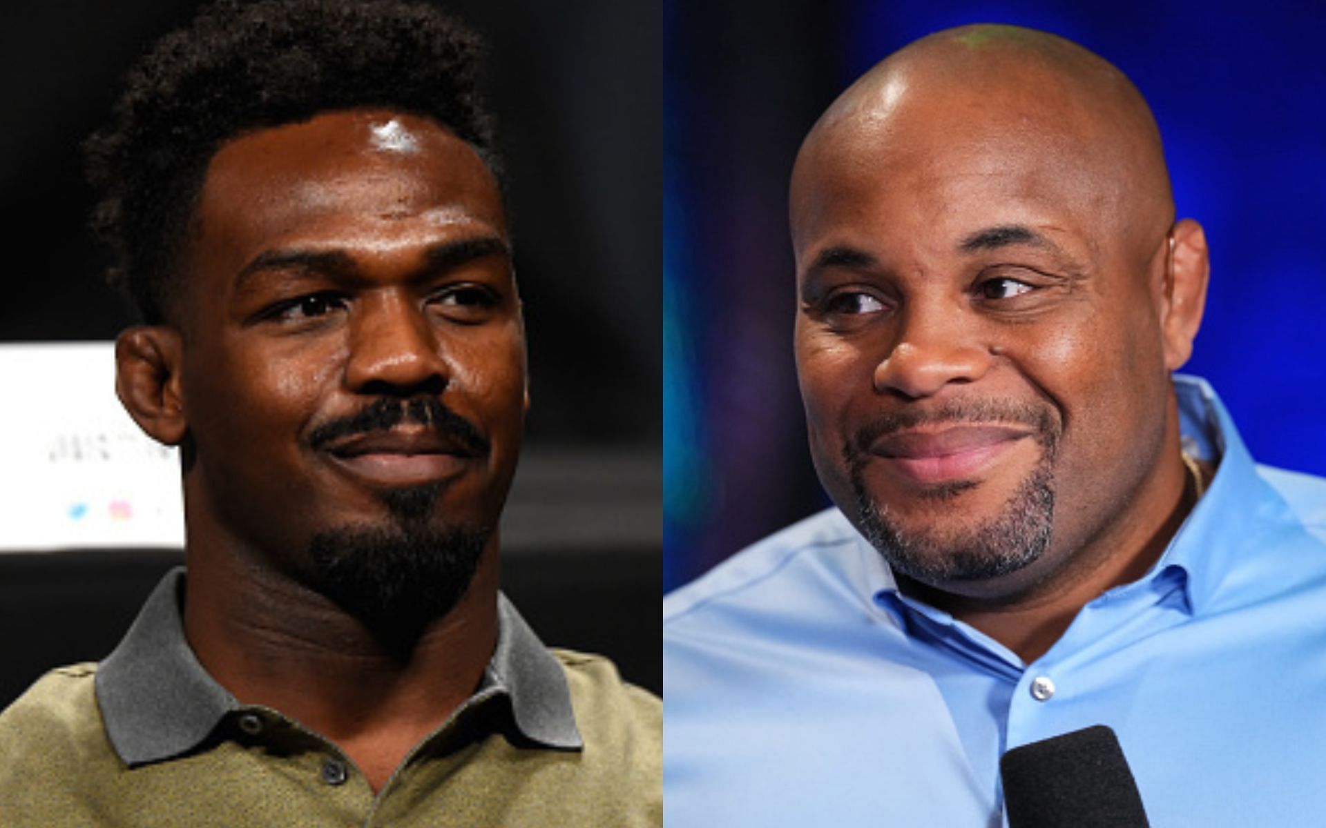 Jon Jones (left), Daniel Cormier (right)