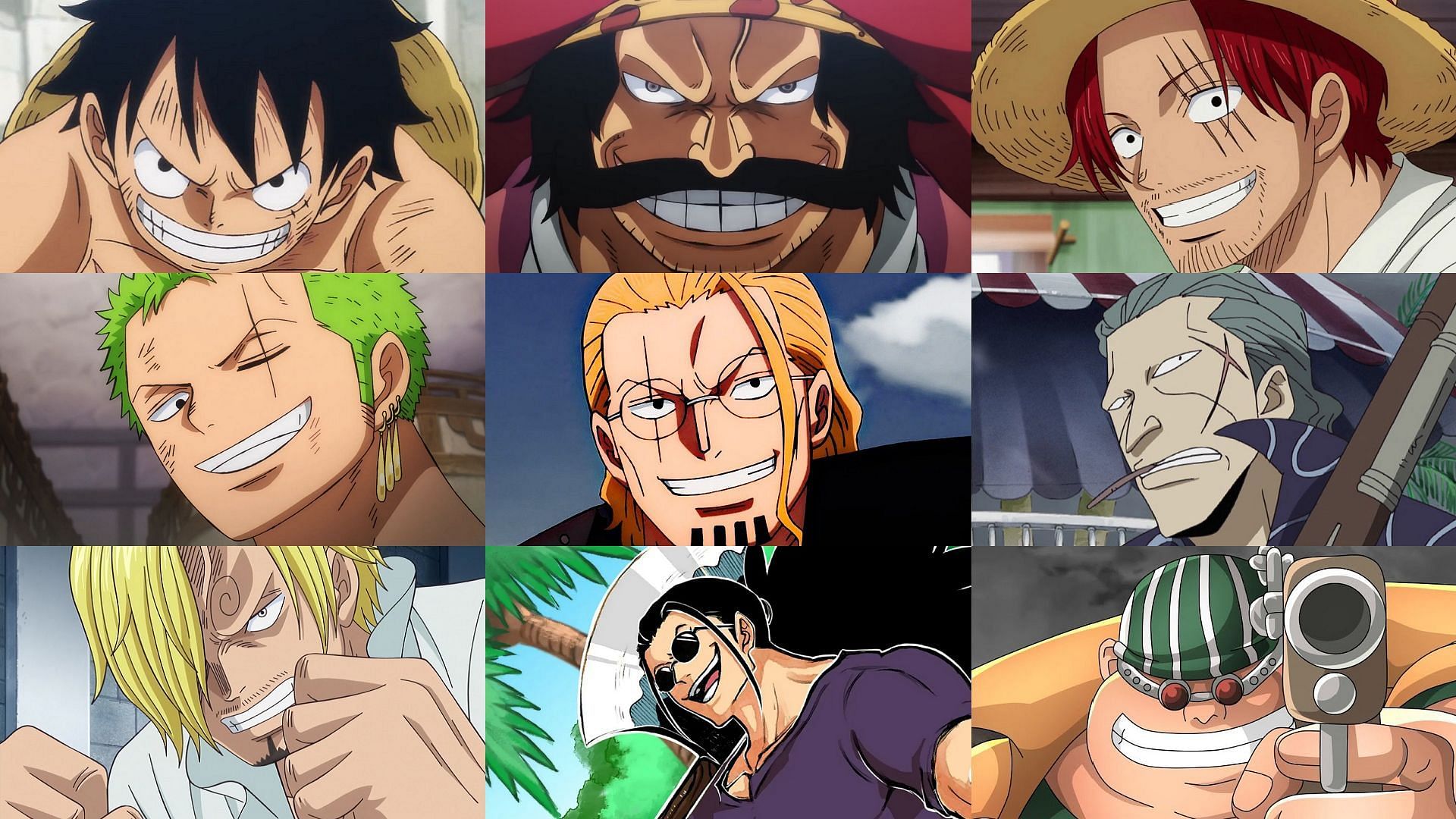 Roger Pirates, Strawhat Pirates and Red Hair Pirates have the same structure (Image via Toei Animation, One Piece)