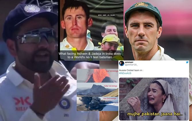 "Mujhe Pakistan jaana hai"- Top 10 funny memes after Australia meekly surrender for 91 on Day 3 and suffer an embarrassing loss in 1st Test vs India