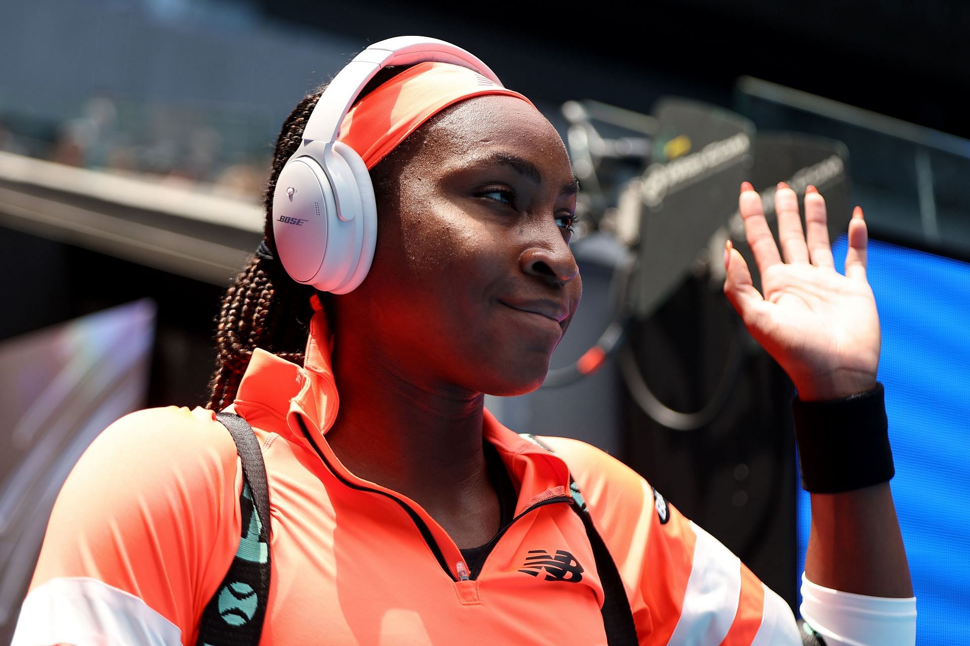 Coco Gauff ahead of the 2023 Australian Open