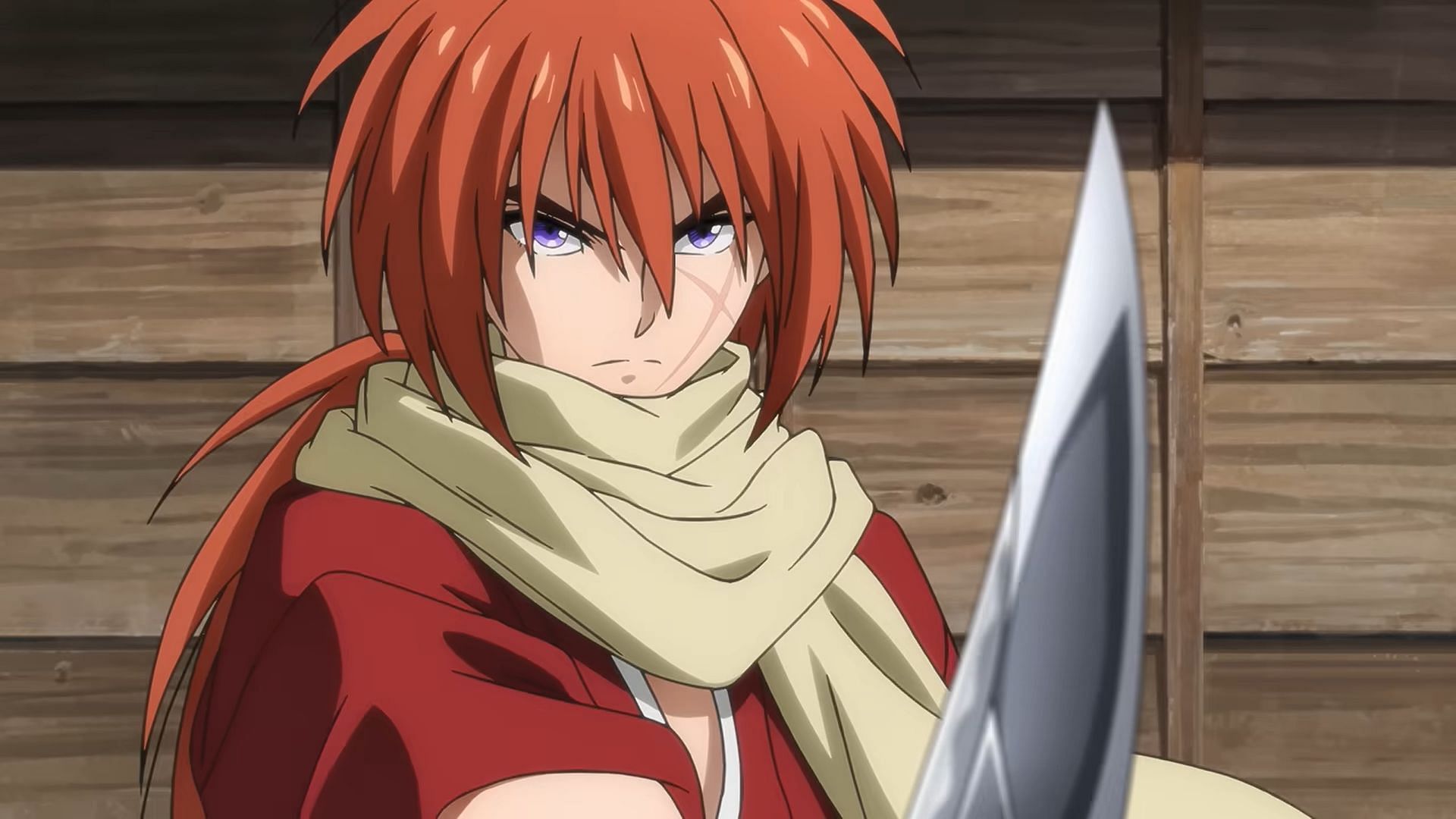 Kenshin Himura as seen in the anime 