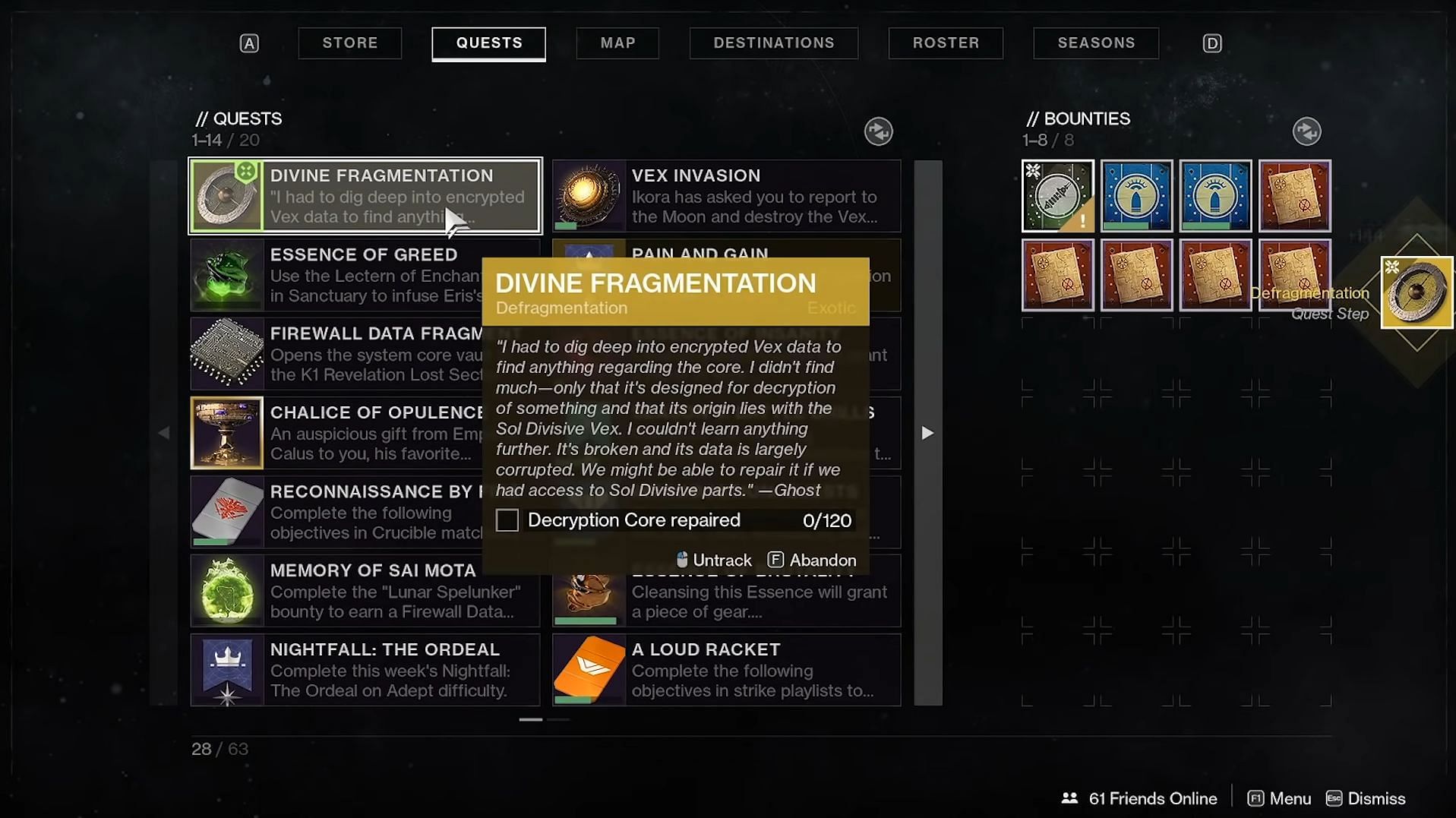 Decryption Core required (Image via Destiny 2)