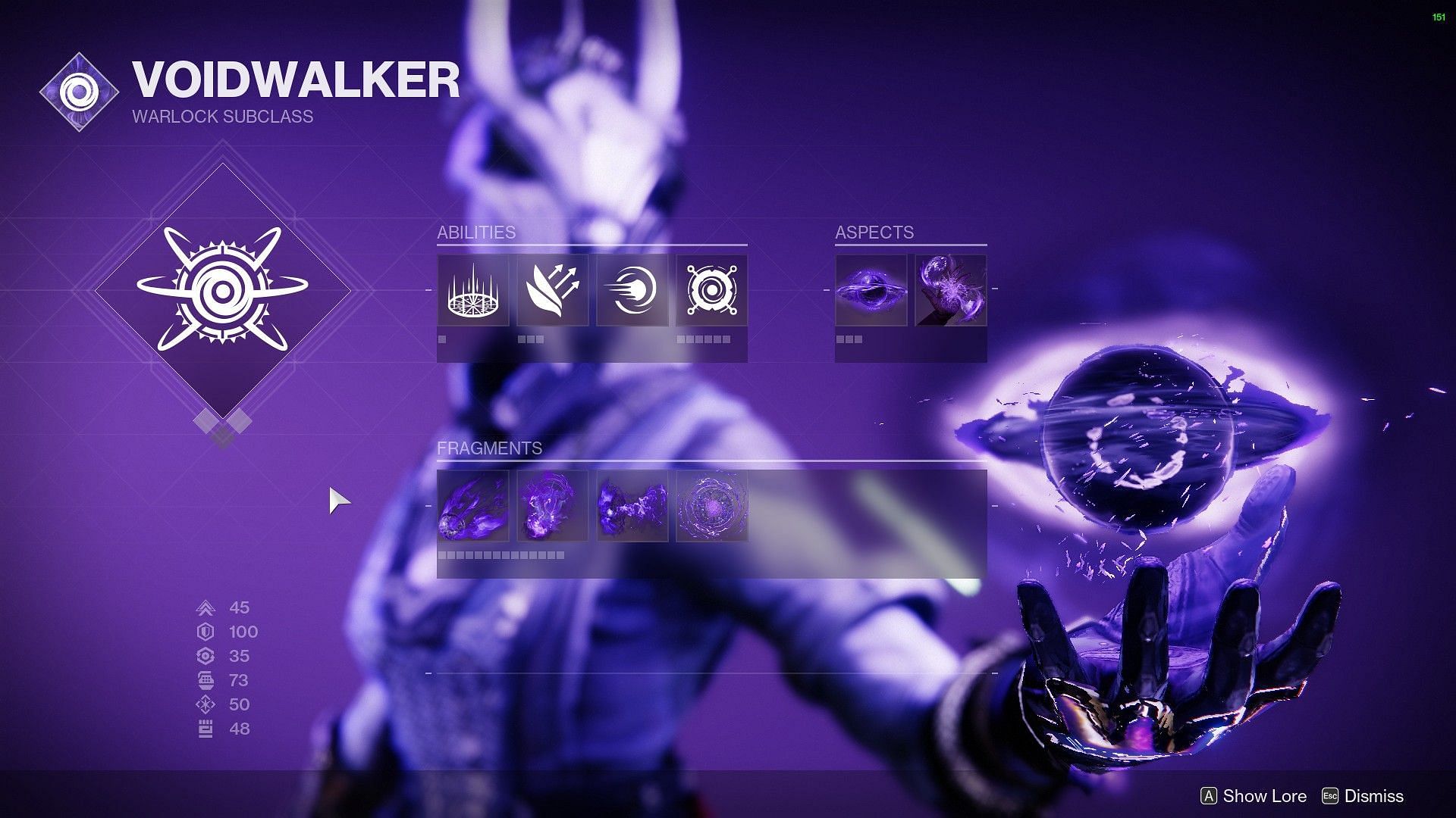 Voidwalker subclass (Image via Destiny 2)