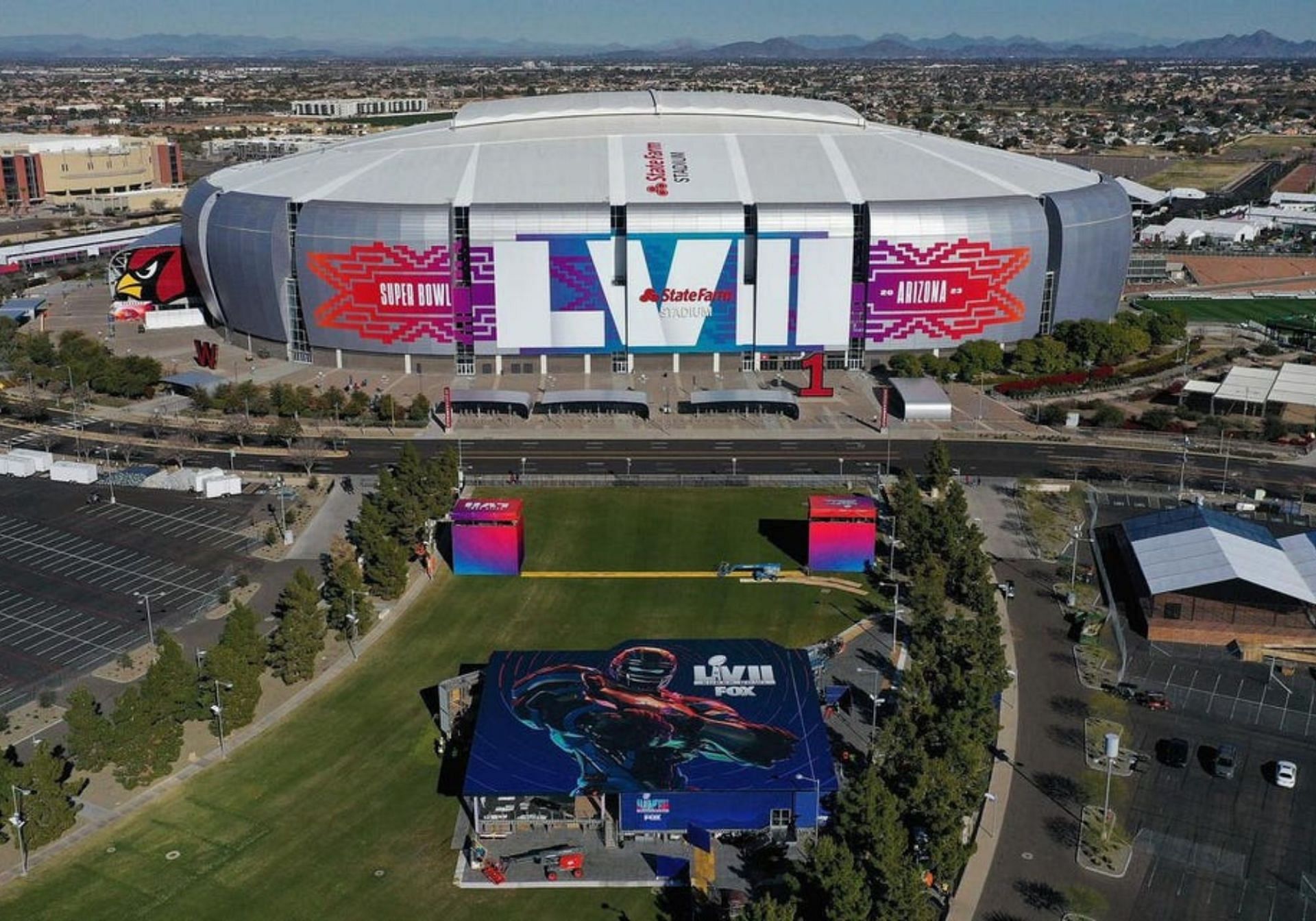 First Look at the Super Bowl LVII Logo, Held in Arizona in 2023