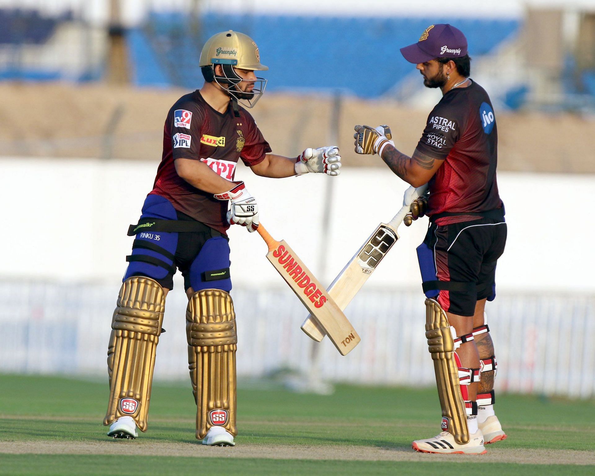 Rinku Singh [left] is evolving into a reliable IPL cricketer