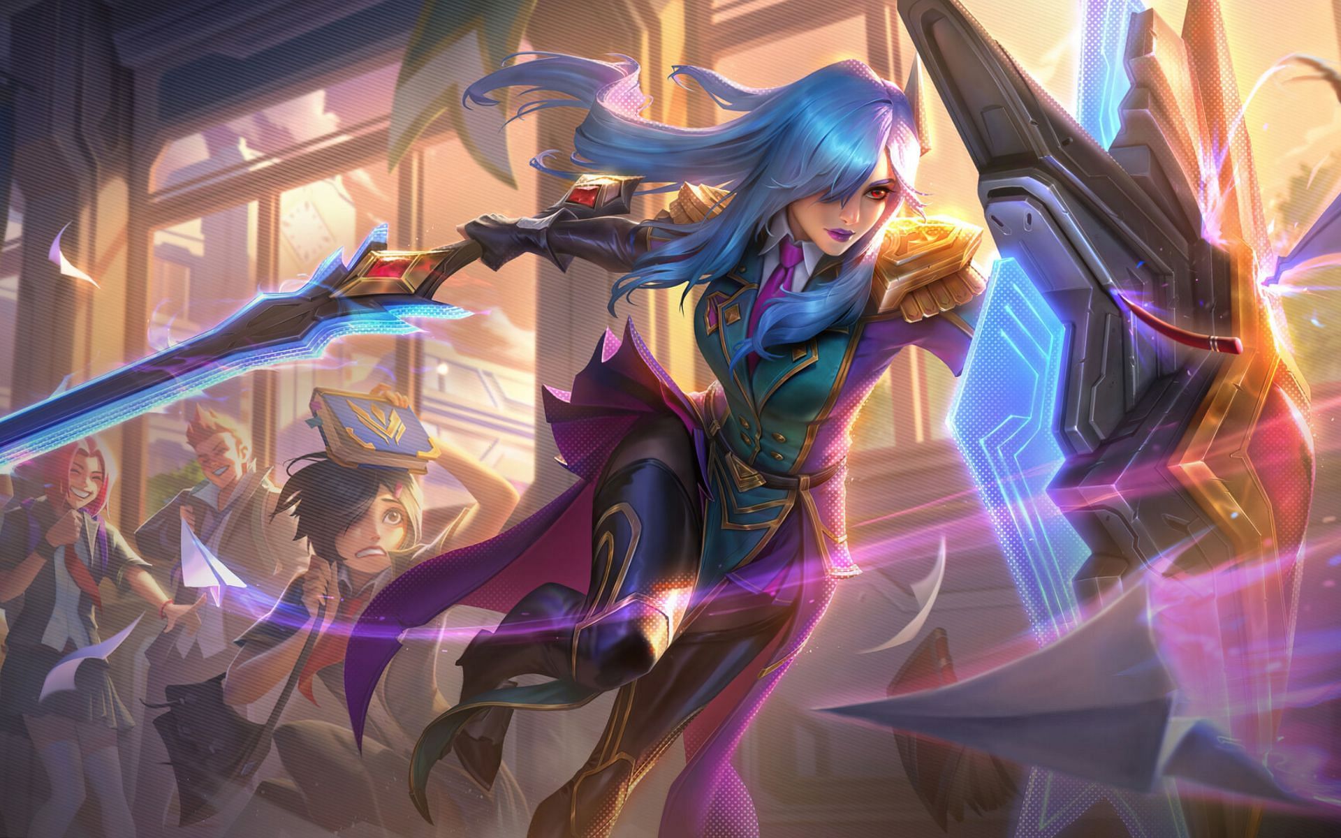 Leona is one of the tankiest melee support champions in League of Legends (Image via Riot Games)