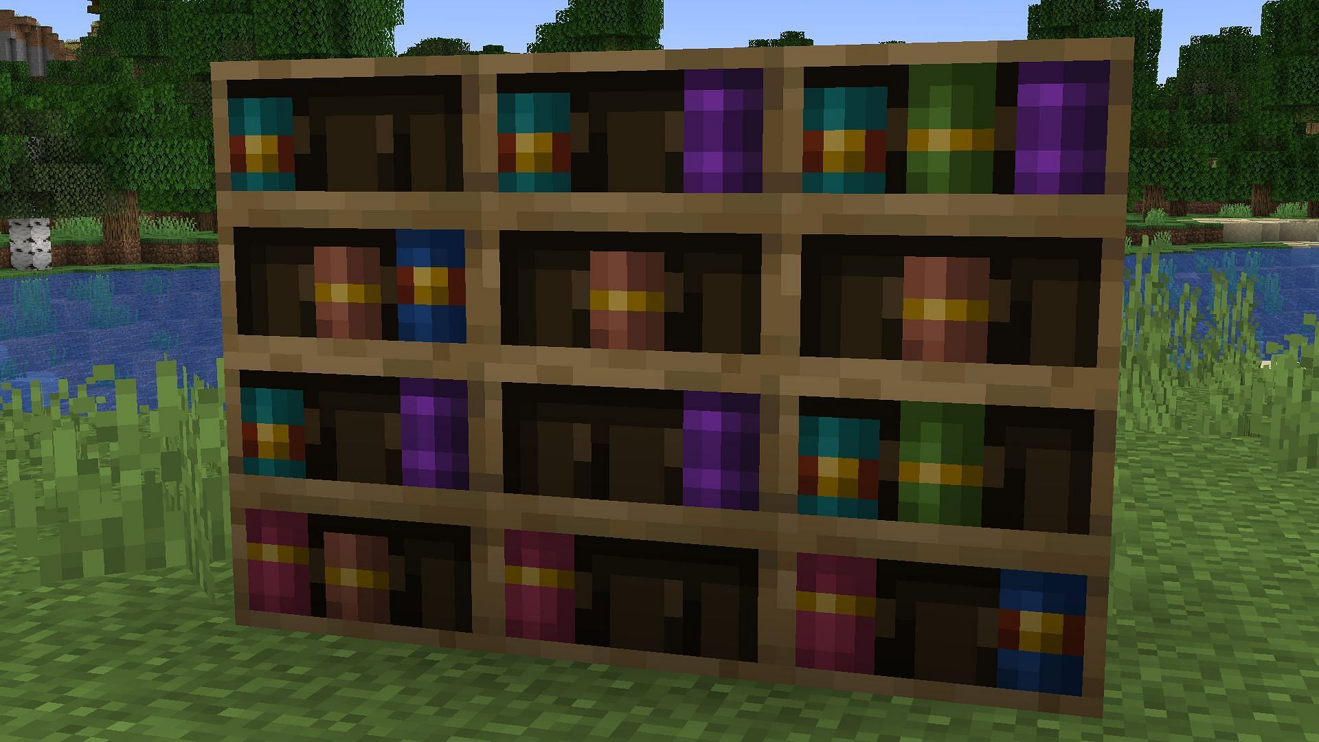 Chiseled bookshelf block can also send redstone signal with a redstone comparator in Minecraft 1.20 update (Image via Mojang)