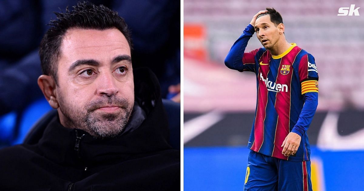Barcelona manager Xavi reacted to Lionel Messi