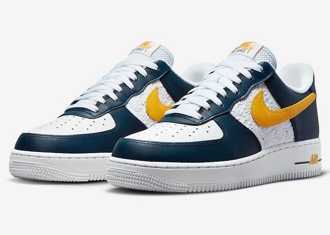 indruk Gasvormig bereiden Nike: Nike Air Force 1 Low EMB 'Dark Obsidian University Gold' shoes: Where  to buy, price, and more details explored