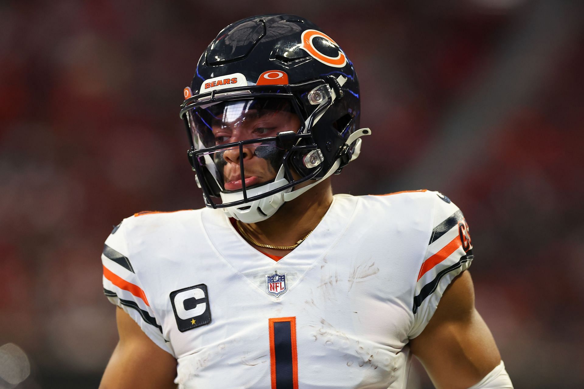 Justin Fields: Chicago Bears v Atlanta Falcons