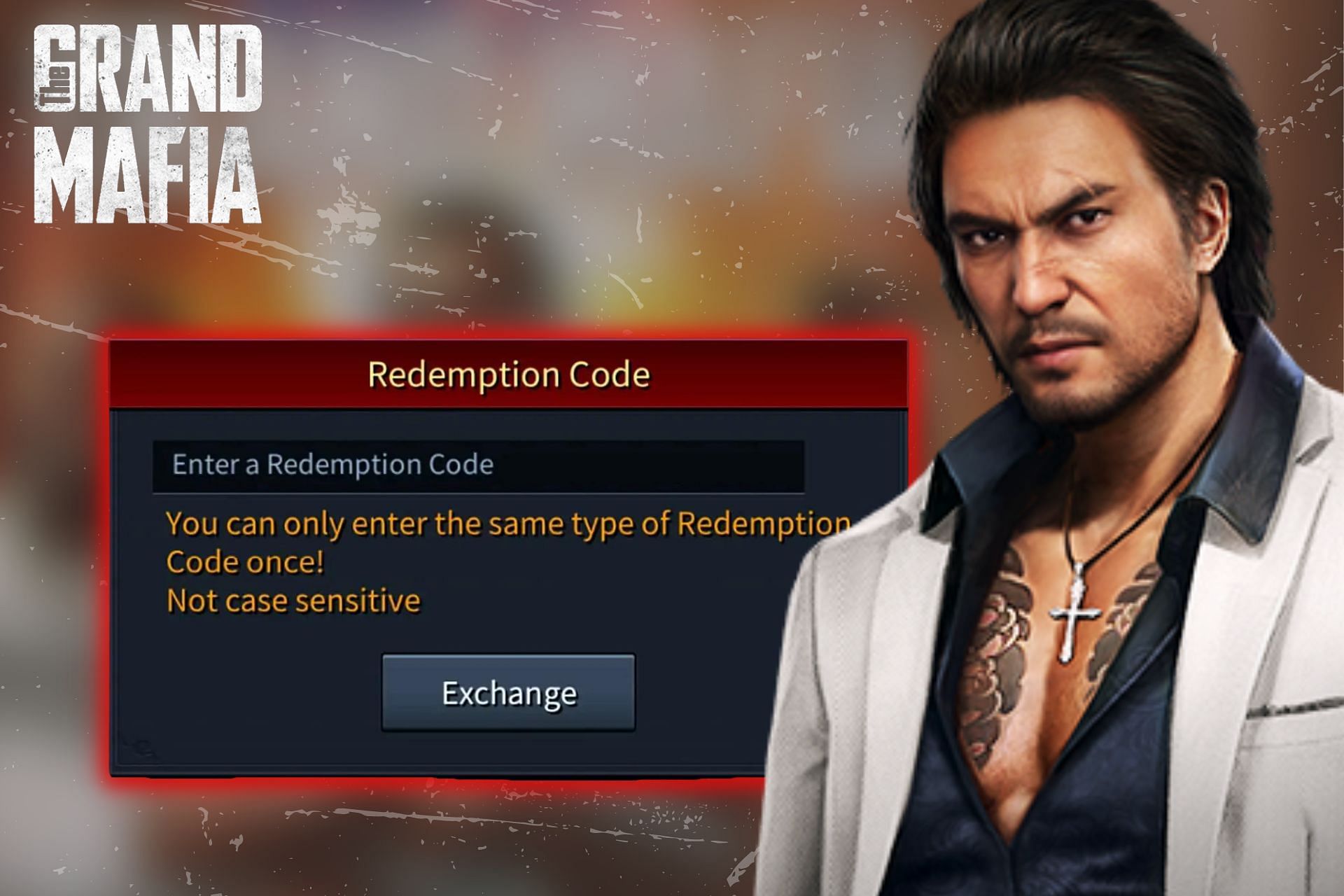 The Grand Mafia Redeem Codes and steps to use (Image via Sportskeeda)