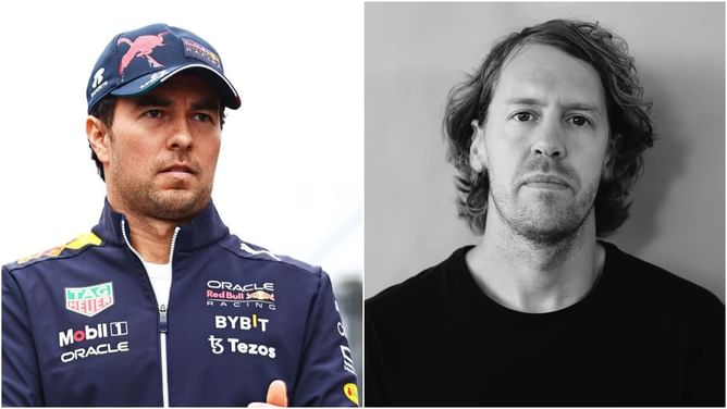 “Literally all of us” - Sergio Perez finding out about Sebastian Vettel’s retirement on Drive to Survive unites F1 fans on internet