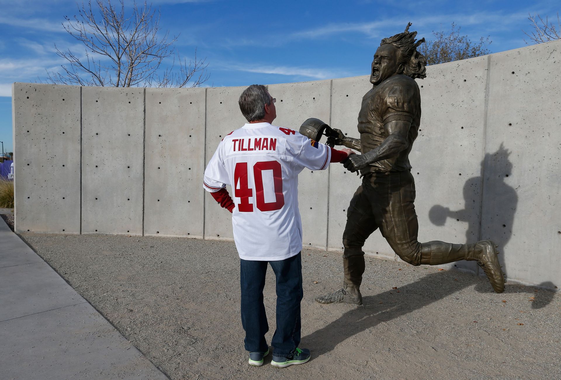 Pat Tillman Immortalized at ASU with Statue - The Blast