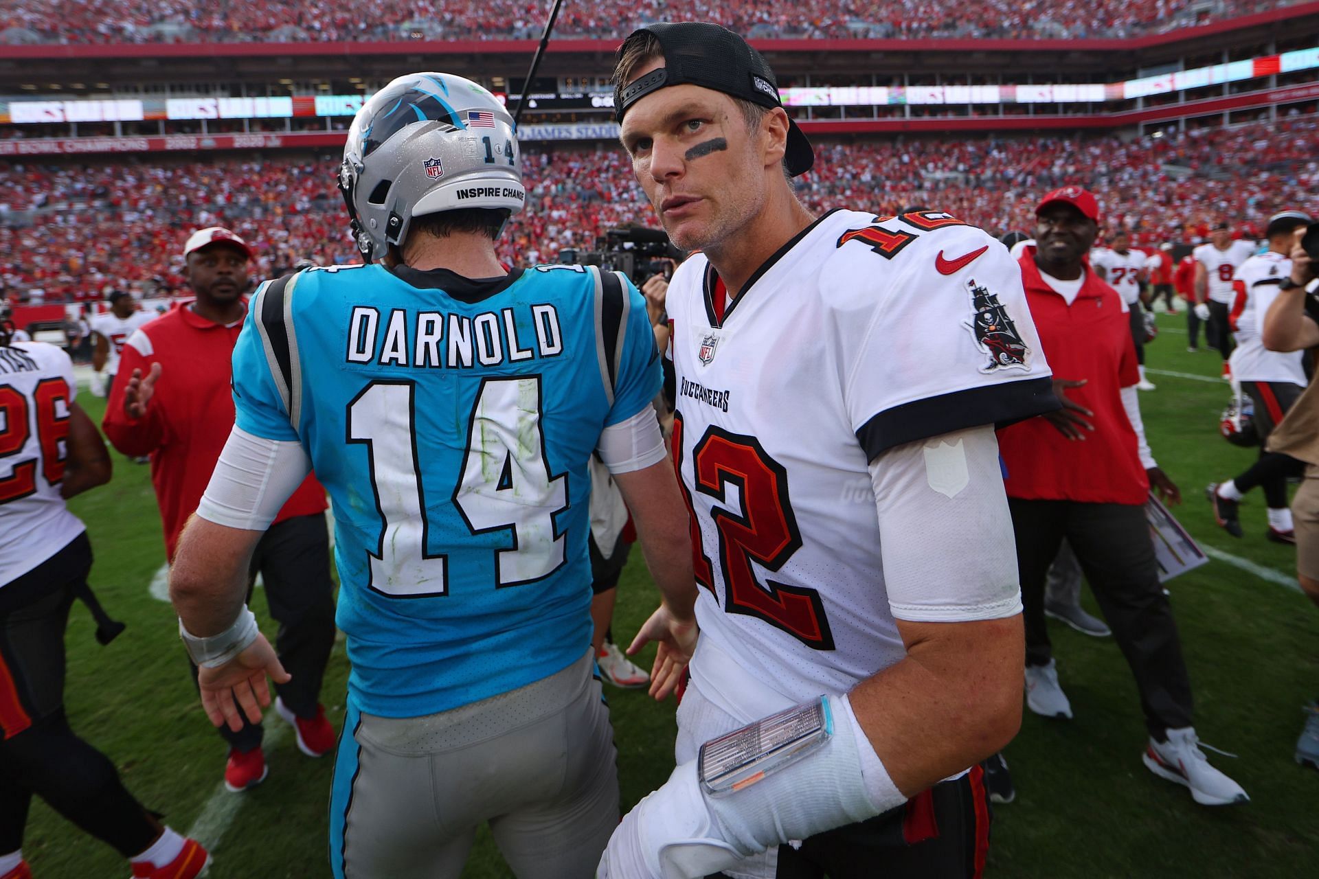 Tom Brady at Carolina Panthers v Tampa Bay Buccaneers