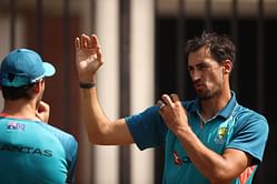 [Watch] Mitchell Starc knocks over Cameron Green with a perfect delivery ahead of 3rd IND vs AUS Test