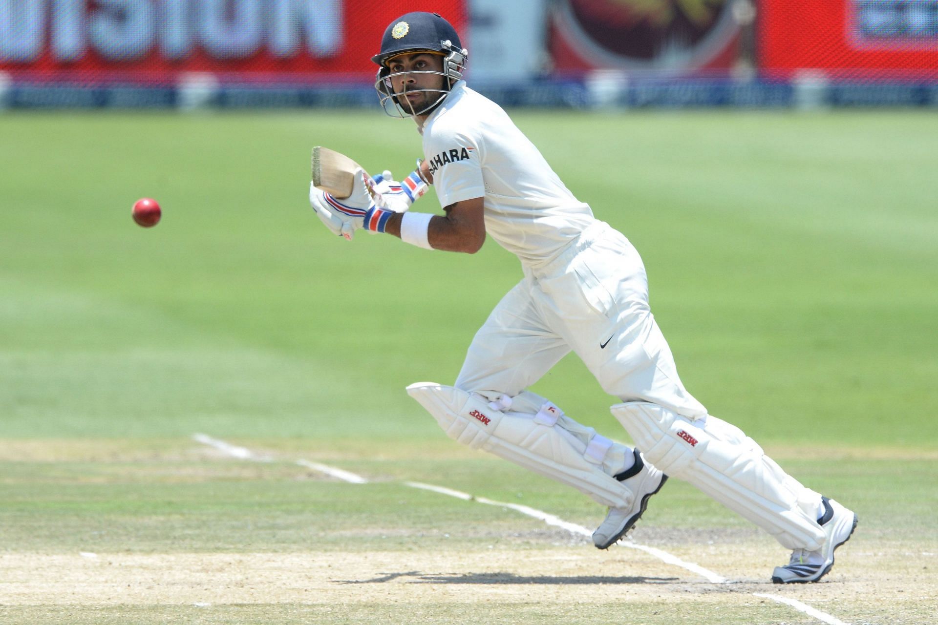 The former India captain was caught behind in his debut Test. Pic: Getty Images