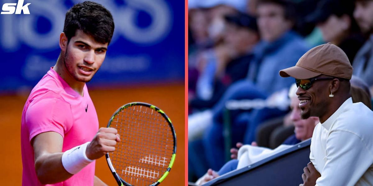 Carlos Alcaraz and Jimmy Butler at the Argentina Open