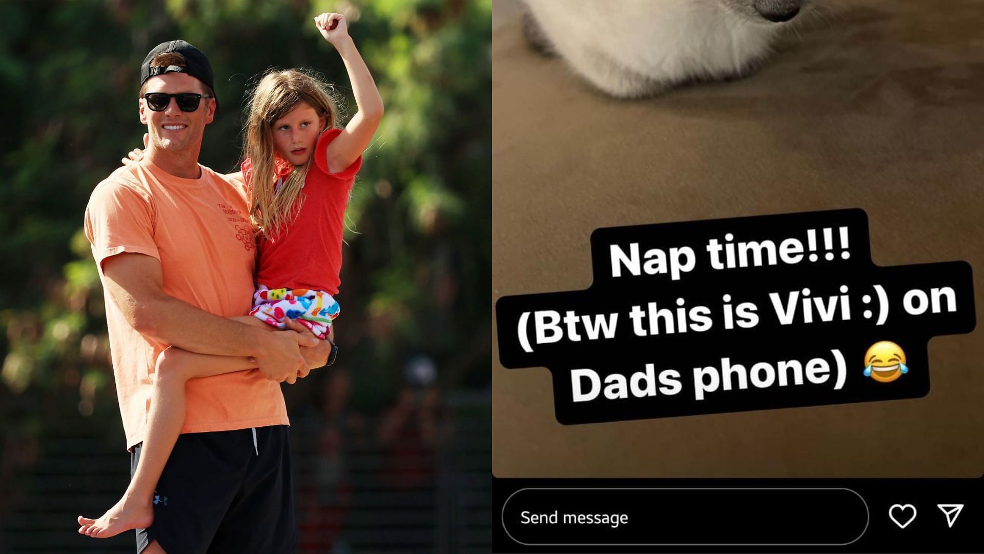 Tom Brady's daughter takes over his Instagram, posts kitten photos