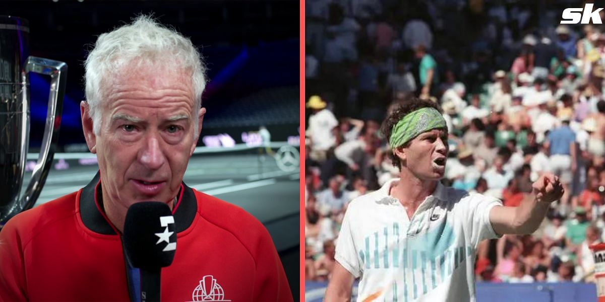 John McEnroe was defaulted at the 1990 Australian Open