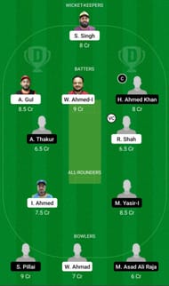 GCC vs ECC Dream11 Prediction Team Today, Grand League