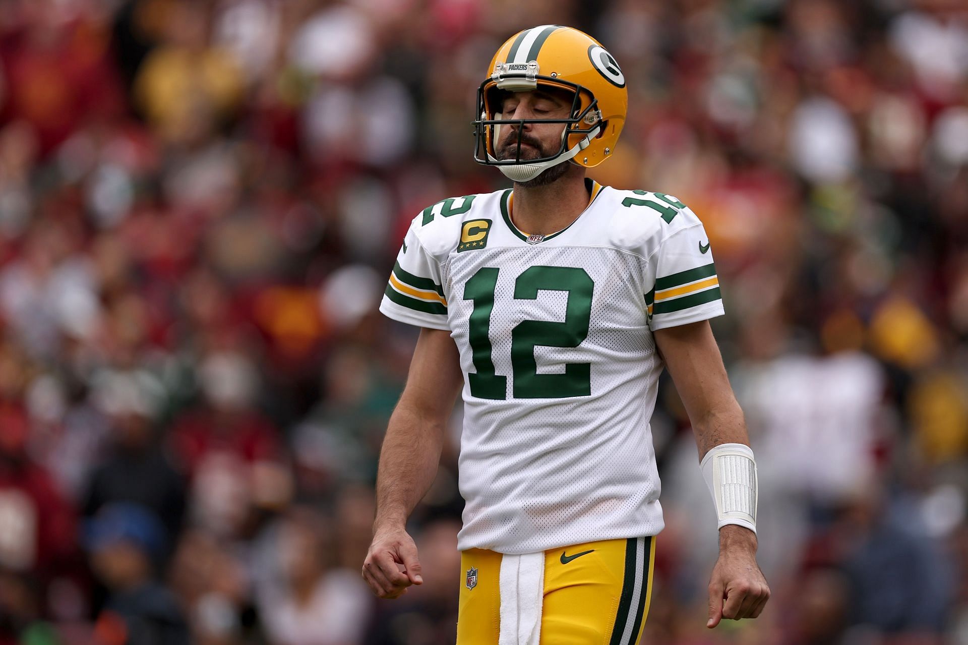Aaron Rodgers: Green Bay Packers v Washington Commanders