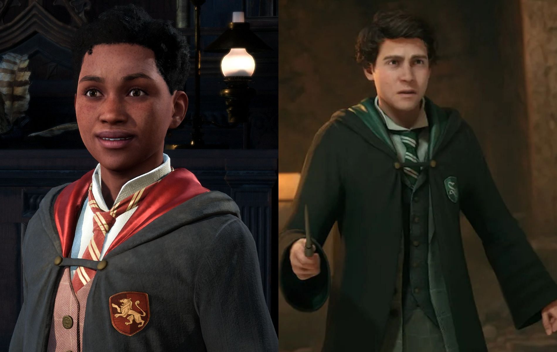 Most classmate-related decisions in Hogwarts Legacy will not have an impact on the story (Images via Hogwarts Legacy)