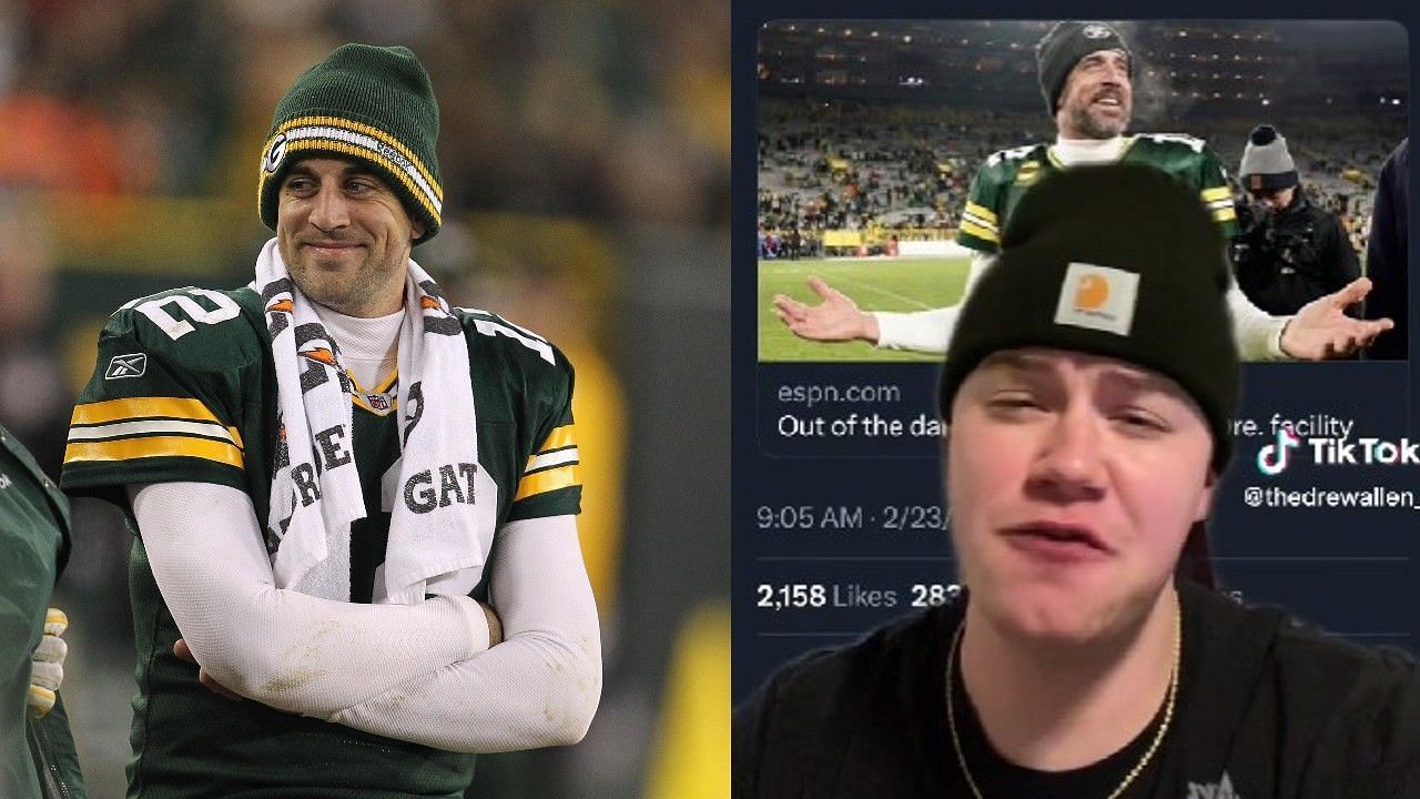 TikTok star Drew Allen shared his thoughts about Aaron Rodgers darkness retreat and questioned whether it was even necessary.