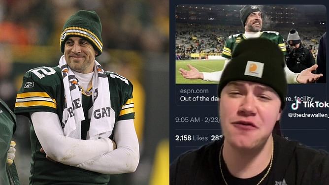 TikTok star puts Aaron Rodgers on blast for ‘hibernating in Master Yoda’s lair’ as fans continue clowning darkness retreat