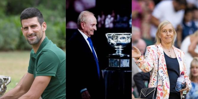 "All Djokovic is doing right now is padding his career" - Author on why he thinks Serb can't catch up to Rod Laver & Martina Navratilova in GOAT list