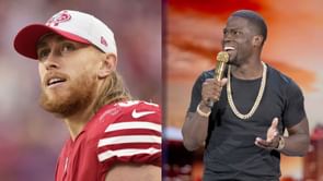 Why was Kevin Hart calling his lawyer on George Kittle? 49ers TE had hilarious interaction with Eagles fan
