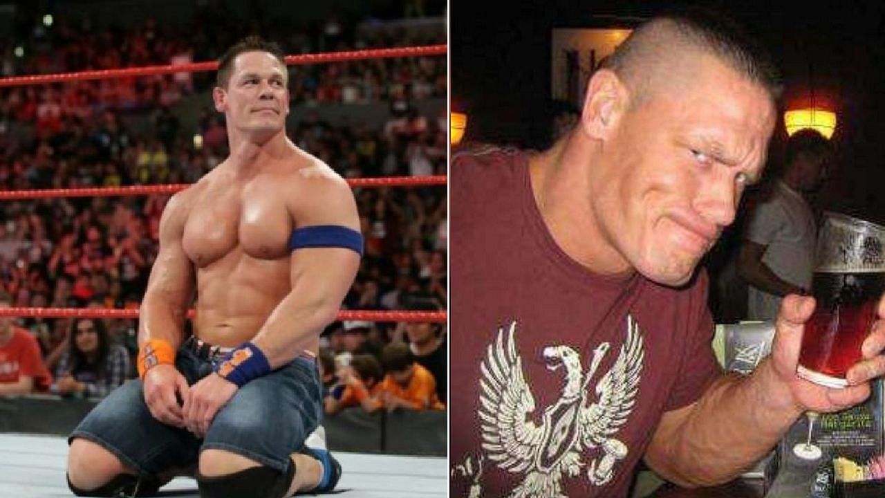 John Cena once drank three tall beers before former WWE Champion squashed him in less than three minutes