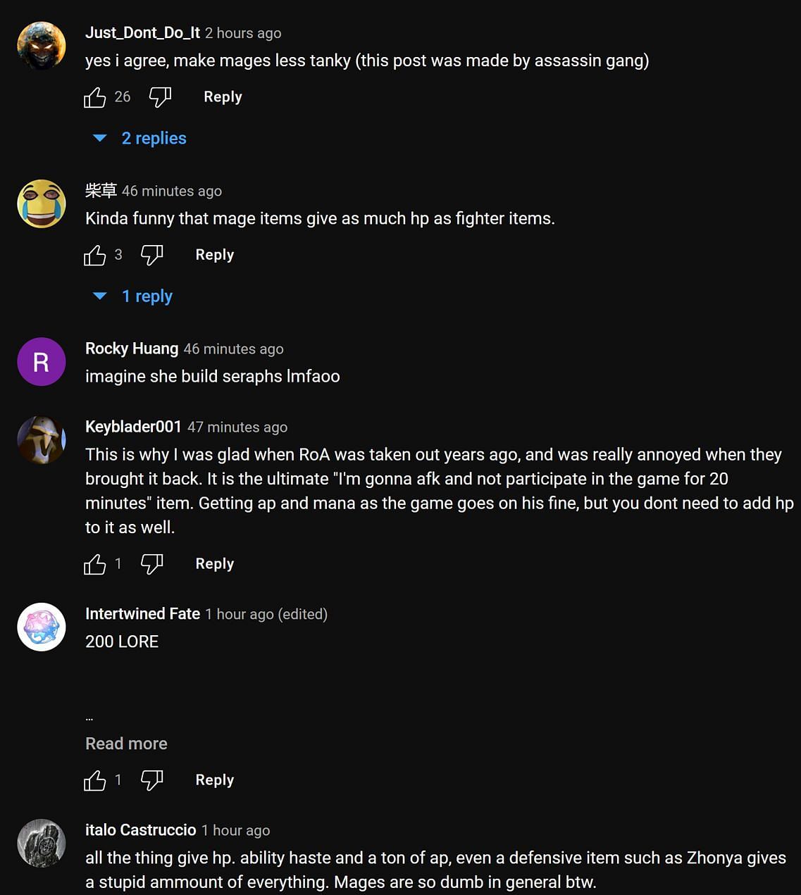 Fans in the YouTube comments section reacting to the streamer&#039;s opinion (Image via Daily Tyler1 Clips/YouTube)