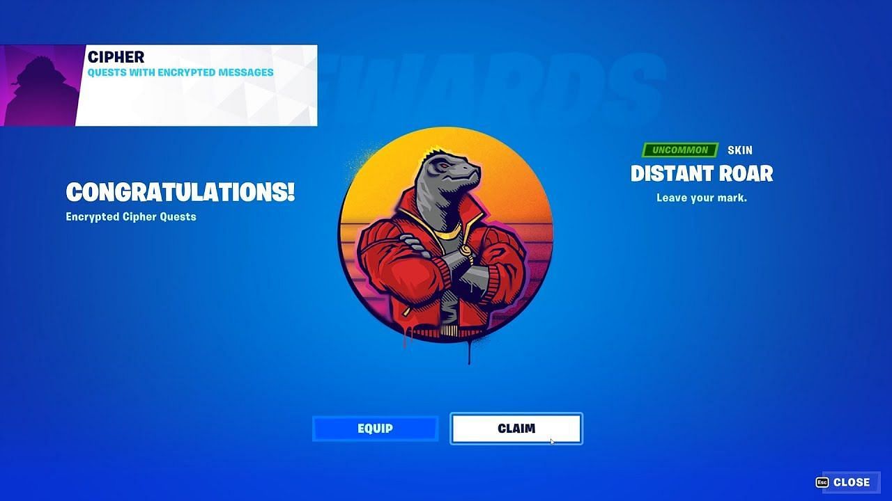 One of the free rewards (Image via Every Day FN on YouTube)