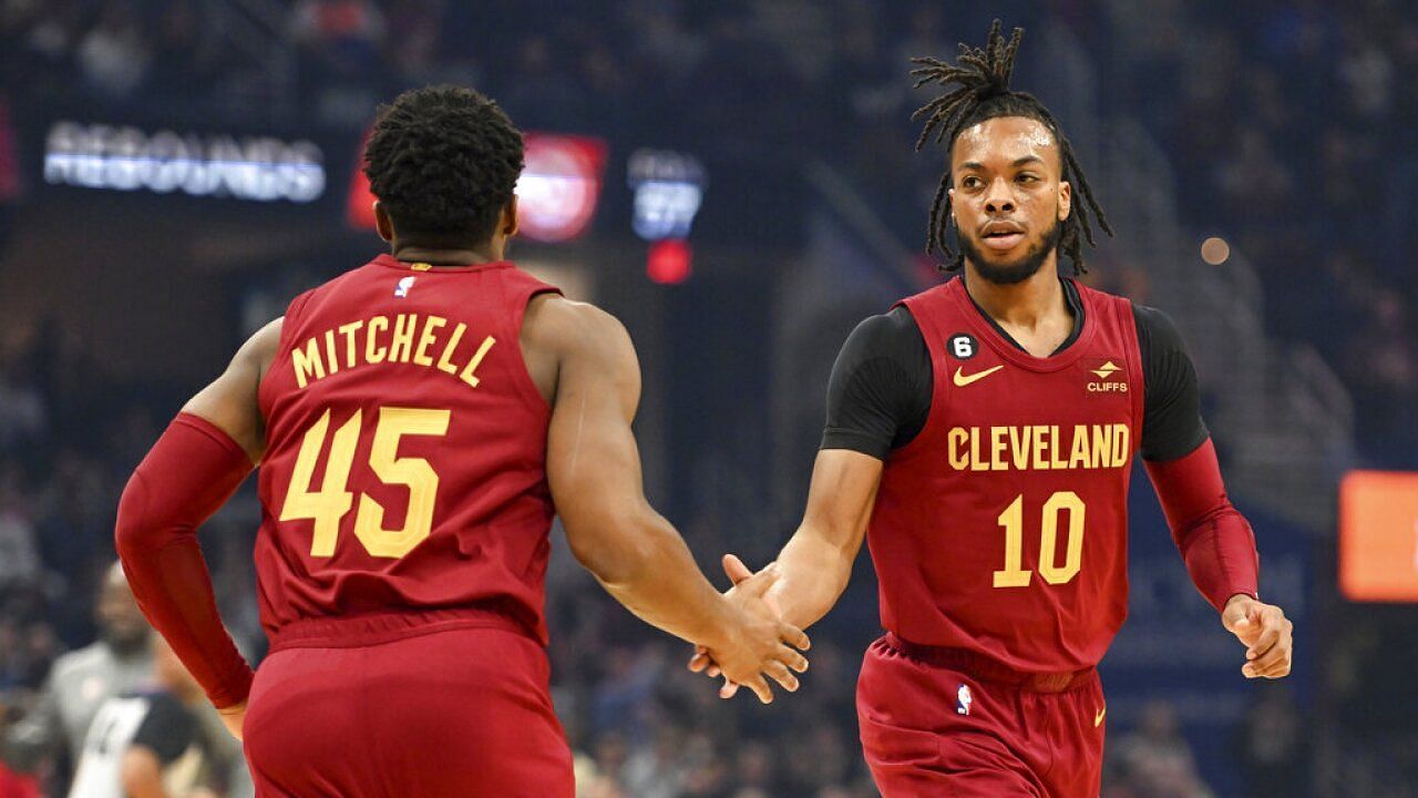 Cavs&#039; All-Star backcourt of Darius Garland and Donovan Mitchell