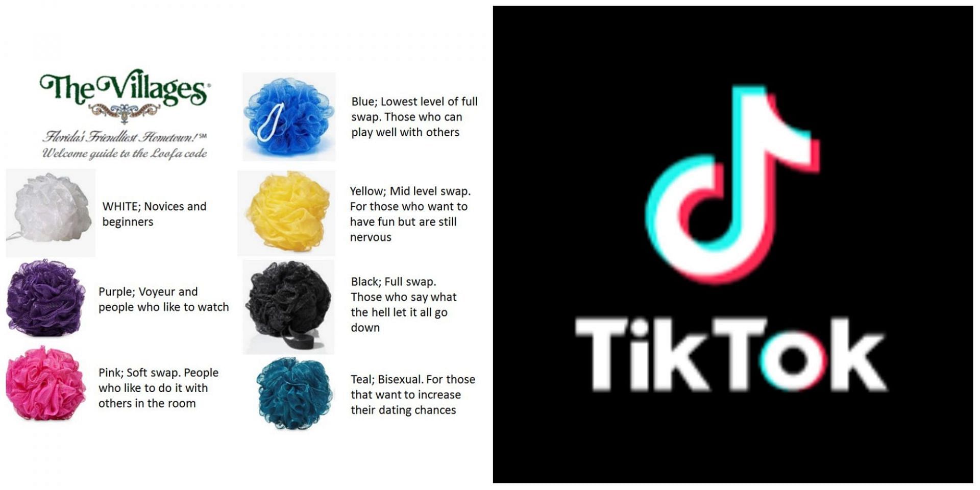 Social media users share their reaction to the loofa trend in Florida. (Image via TikTok)