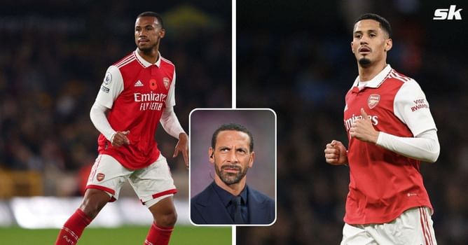 "Has been better" - Rio Ferdinand chooses between Arsenal duo Gabriel Magalhaes and William Saliba