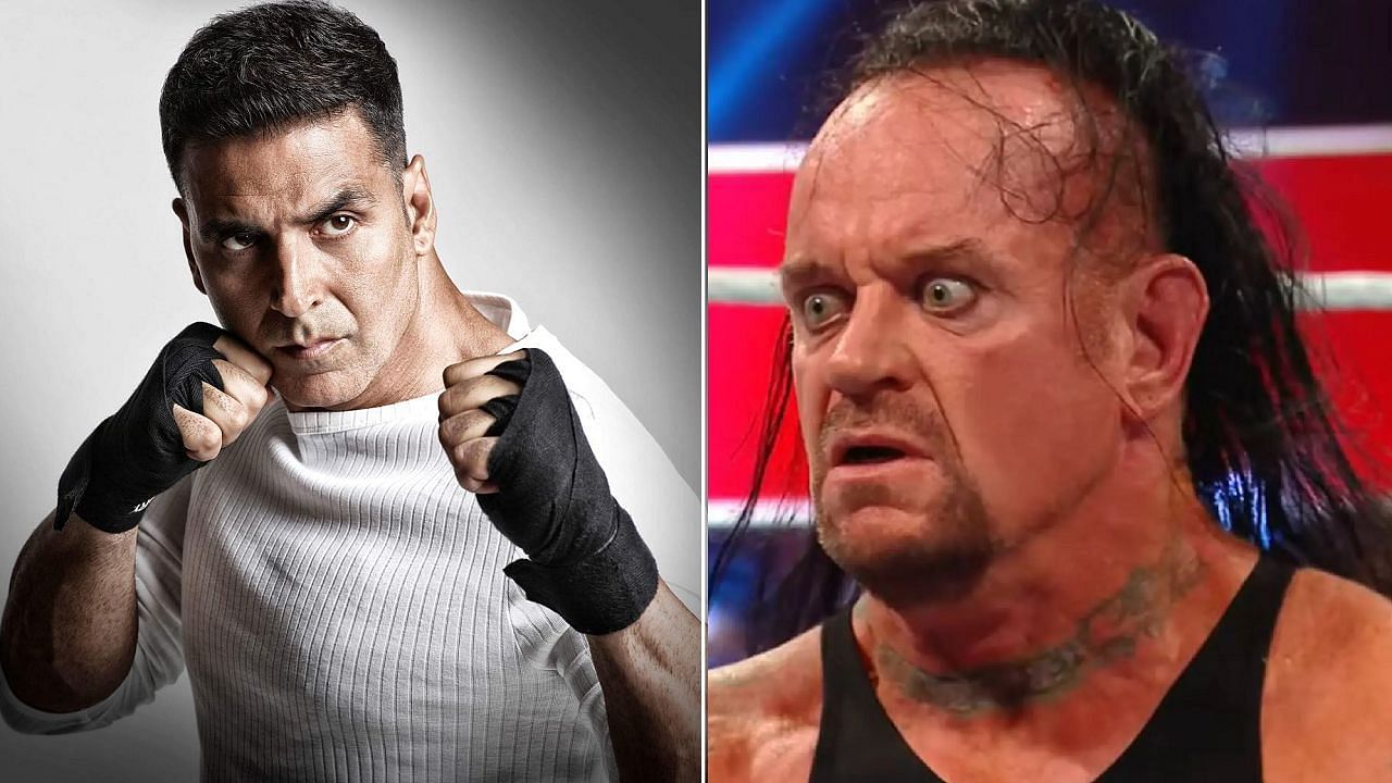 Akshay Kumar (left); The Undertaker (right)