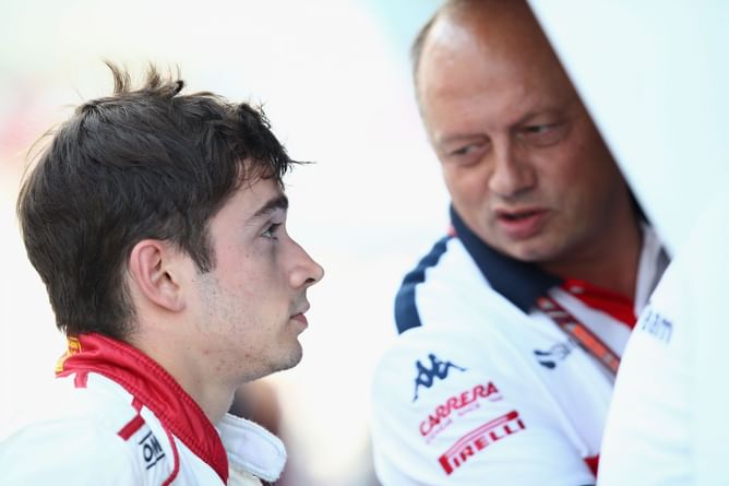 "I don’t want to put this topic on the table today" - New Charles Leclerc contract 'not a priority' for Ferrari boss
