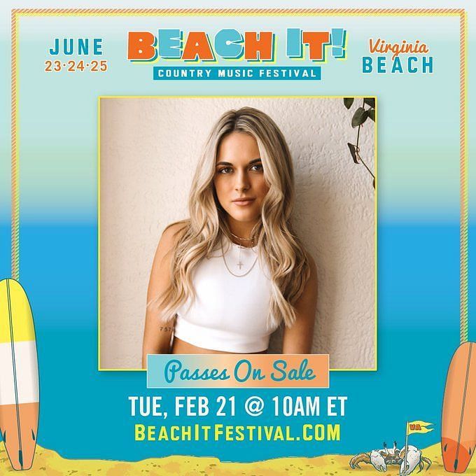 Beach It Music Festival 2023 Lineup, tickets, presale, price, where to