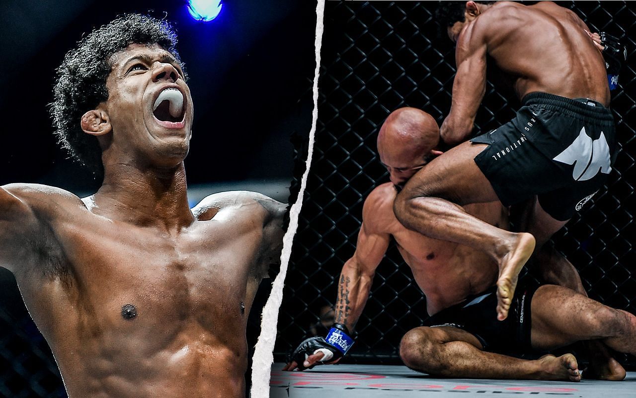 [Photo Credit: ONE Championship] Adriano Moraes, Demetrious Johnson