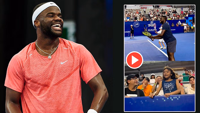 WATCH: A young girl's "I love you" makes Frances Tiafoe's day at 2023 Mexican Open