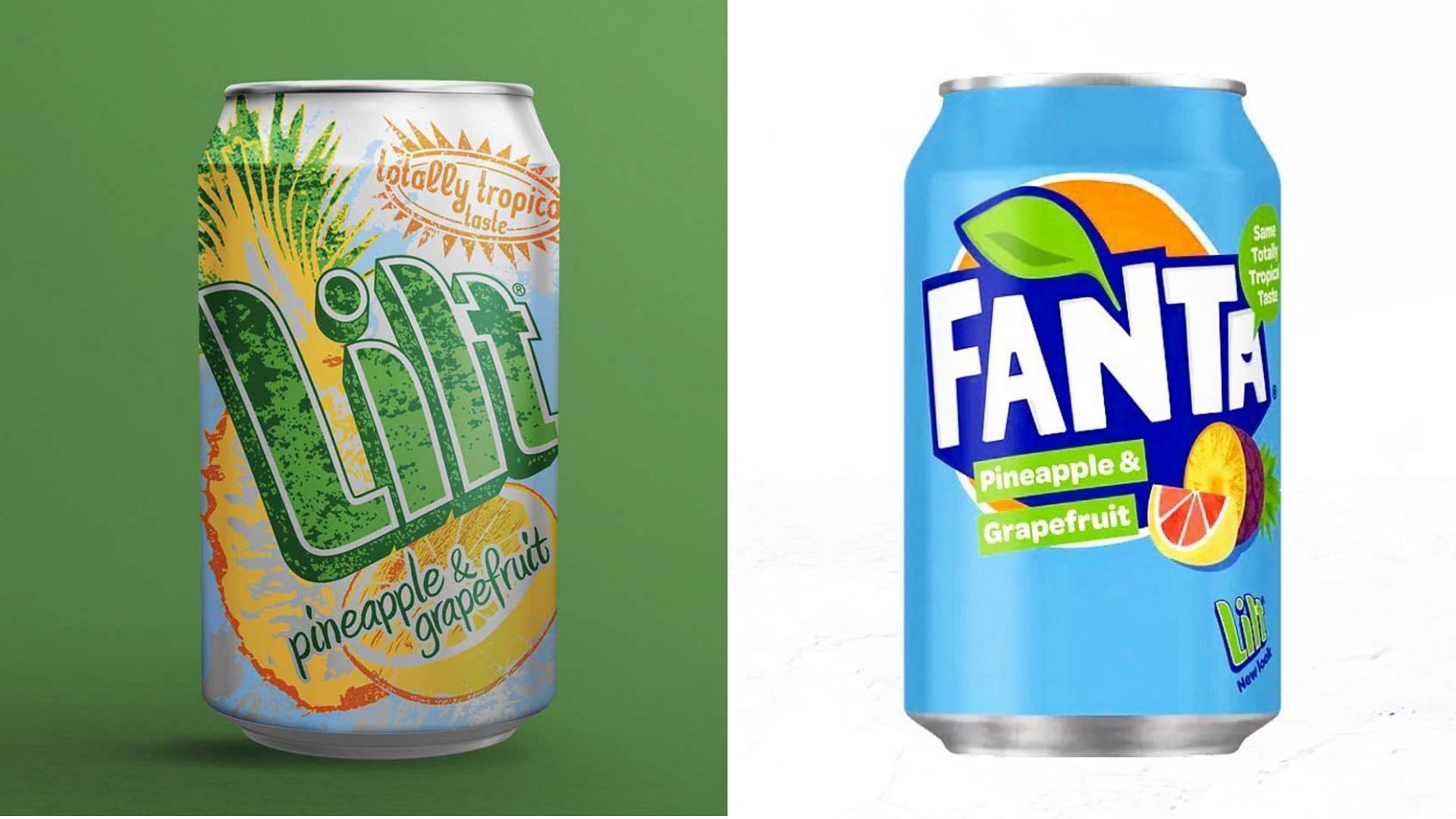 Coca-Cola discontinues Lilt Soda and rebrands it as Fanta Pineapple &amp; Grapefruit (Image via Coca-Cola)