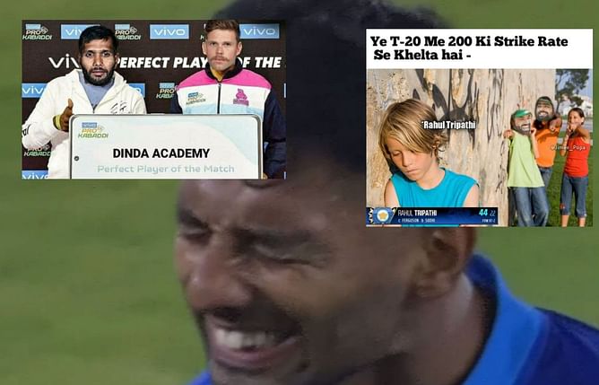 Top 10 funny memes as Team India score 234/4 in the 1st innings of 3rd T20I against New Zealand