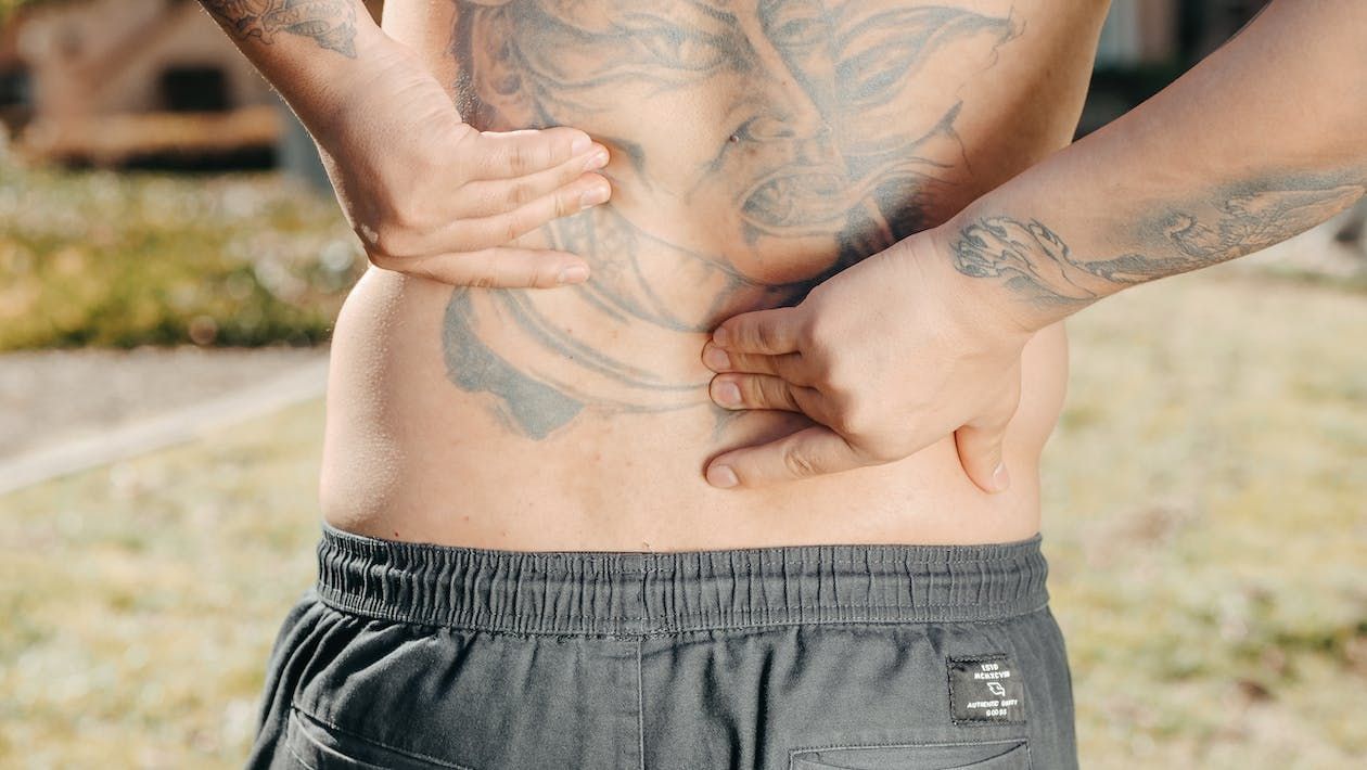 Managing Lower Back Muscle Strain. (Image by Pexels/Kindel Media)