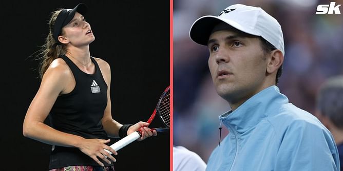 Elena Rybakina's coach Stefano Vukov tattooing her name on his arm as part of Wimbledon bet makes him "uncomfortable", says tennis journalist