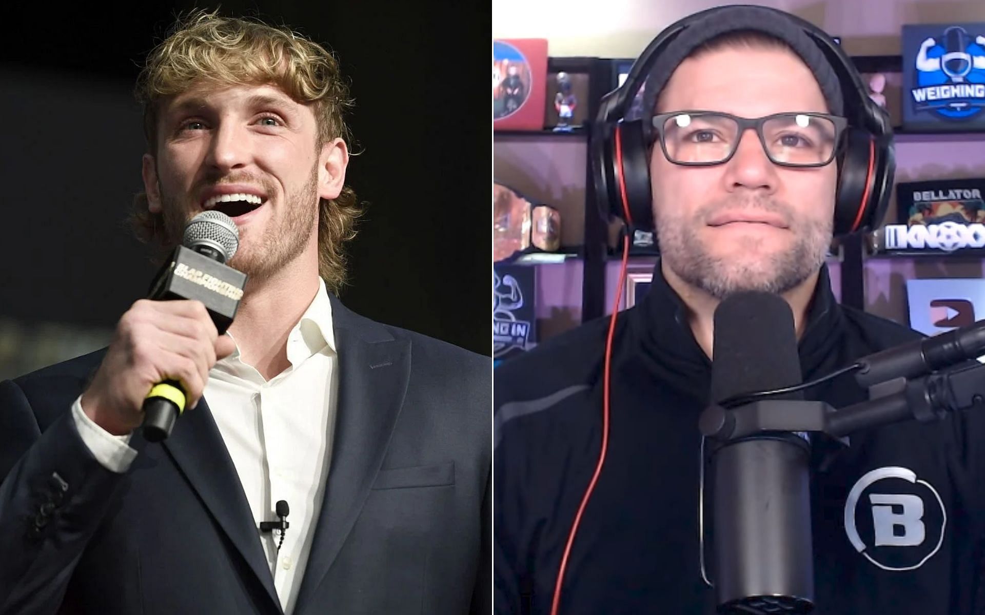 Logan Paul (Left), and Josh Thomson (Right) {Photo credit: WEIGHING IN - YouTube}