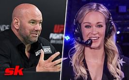 Dana White reacts to Laura Sanko calling the fights at UFC Vegas 69